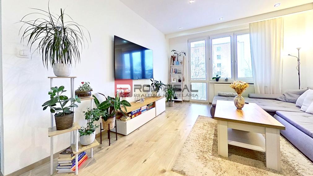 Prenájom 3i byt zariadený, 2 balkóny, Ružinov, Bratislava