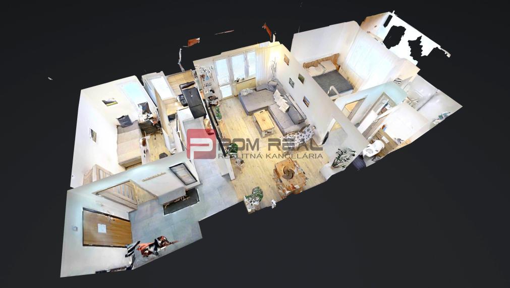 PRENÁJOM 3i byt 2 balkóny komplet zariad. Ružinov Bratislava