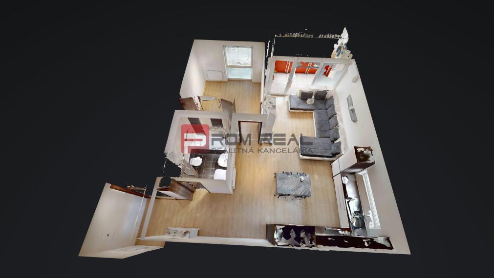 Na PRENÁJOM 2 izbový byt s balkónom a parkovacím miestom priamo pred vchodom, na sídlisku Muškát - Pezinok