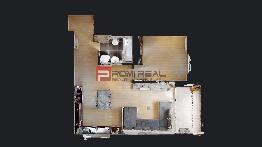 Na PRENÁJOM 2 izbový byt s balkónom a parkovacím miestom priamo pred vchodom, na sídlisku Muškát - Pezinok