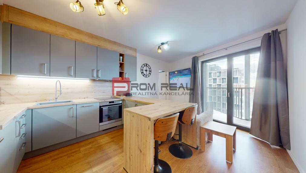 Na prenájom 2 izb. byt s parkovaním a veľkou terasou Guthaus