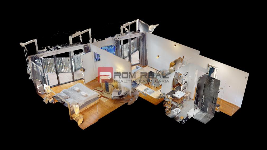 Na prenájom 2 izb. byt s parkovaním a veľkou terasou Guthaus