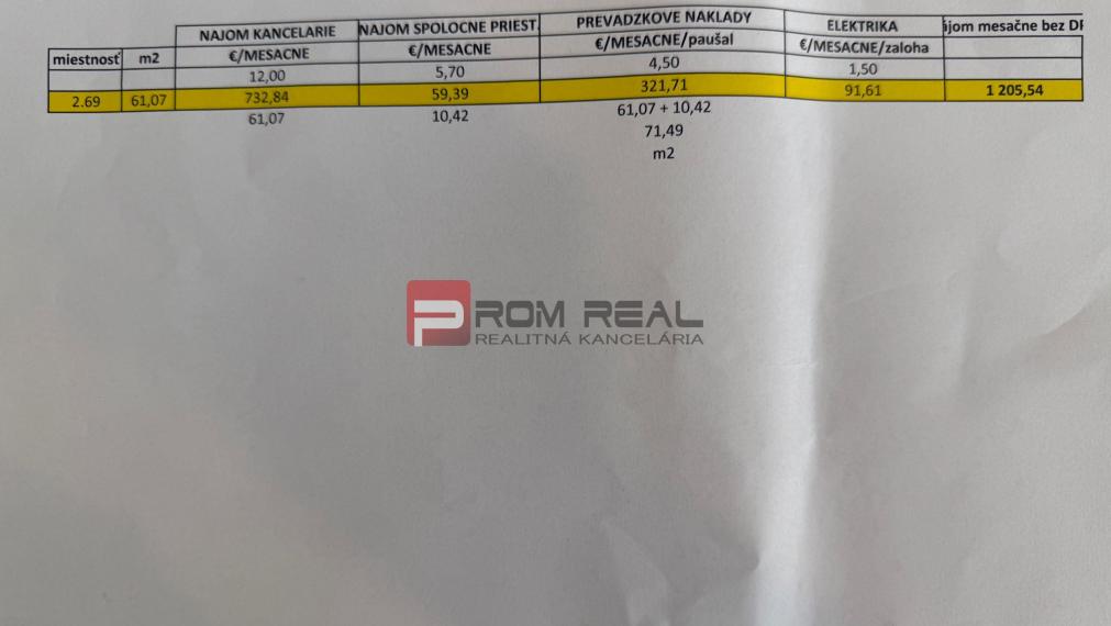 Skvelá ponuka kancelária 60 m2 v centre Bratislavy