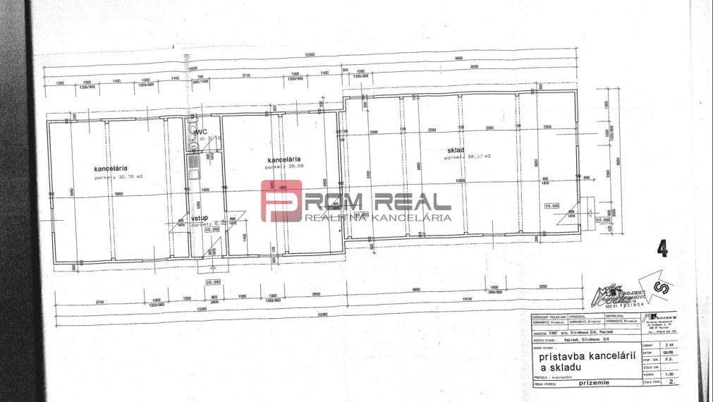 Prenájom budovy na podnikanie s vlastným dvorom