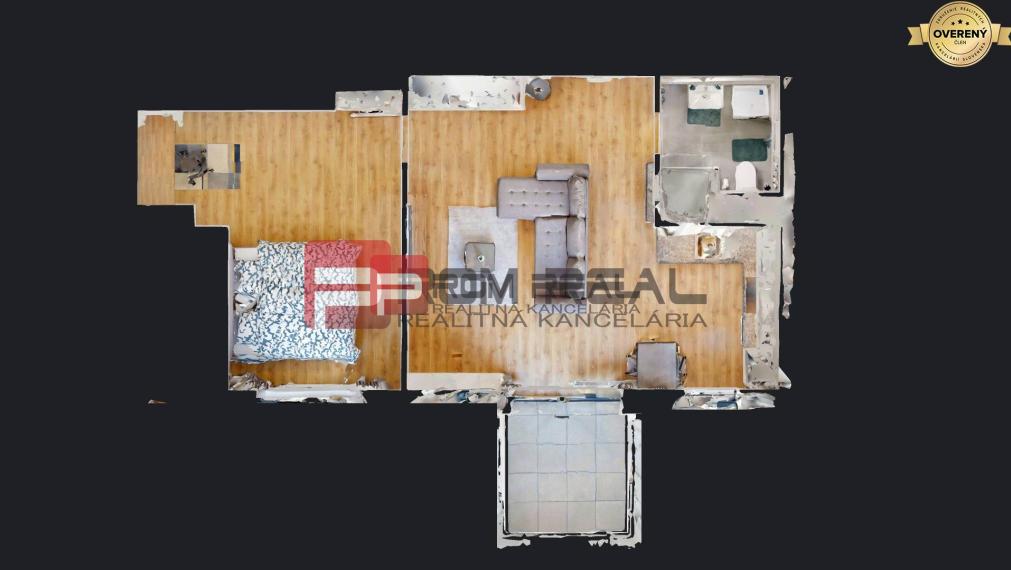 RNDZ- veľký 2i byt na prenájom