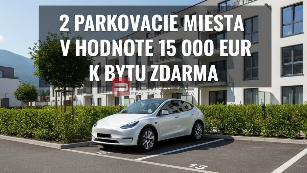 3-izbový byt (71 m²) s 2 park. miestami – Projekt PRI KAPLNKE, Dubová