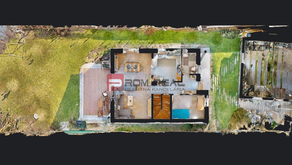 Na PREDAJ dvojpodlažný 5 izbový rodinný dom v obci Šenkvice