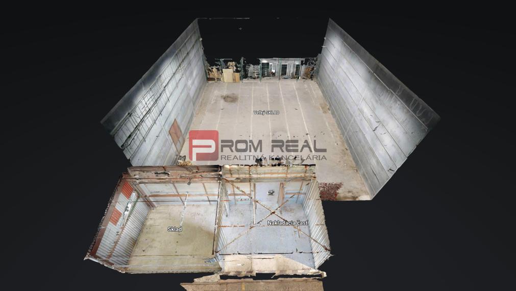 Flexibilný priestor pre výrobu a sklad (489 m²) v areáli AMEX PARK