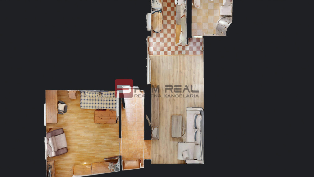 Na PRENÁJOM 2 izbový byt s terasou neďaleko centra mesta Pezinok