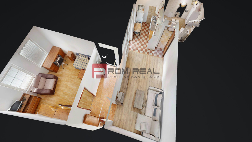 Na PRENÁJOM 2 izbový byt s terasou neďaleko centra mesta Pezinok