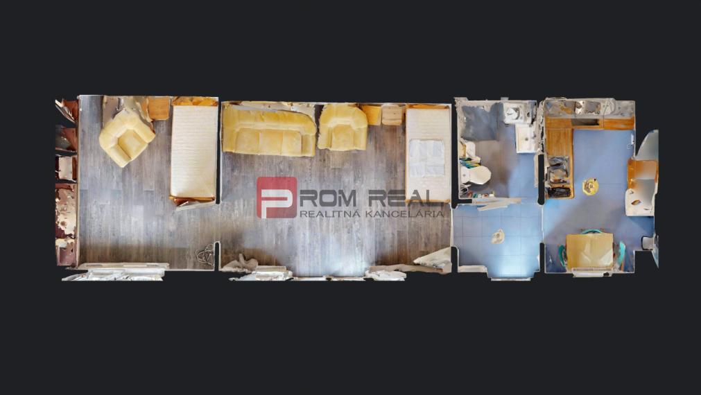 2-izbový byt v rodinnom dome