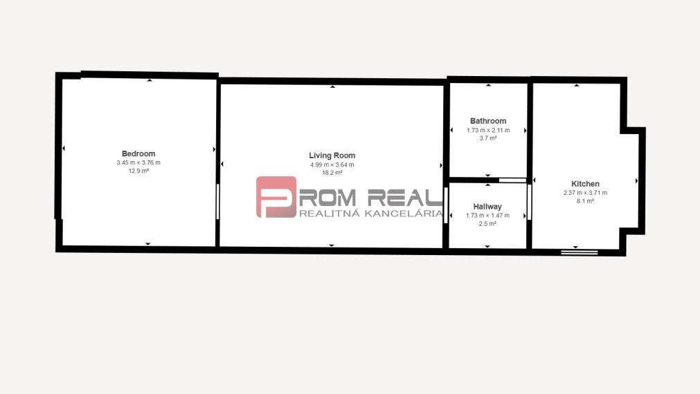 2-izbový byt v rodinnom dome