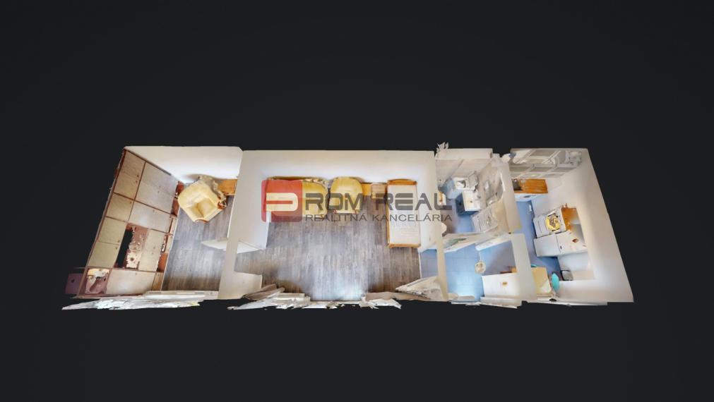 2-izbový byt v rodinnom dome