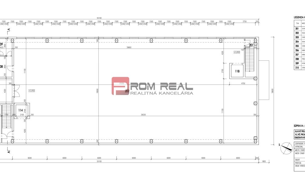Prenájom výrobnej haly vo Vinosadoch