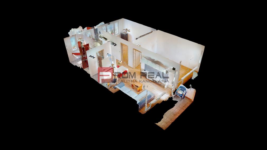 3D OBHLIADKA - Priestranný 3-izbový byt v Senci s lodžiou a klimatizáciou