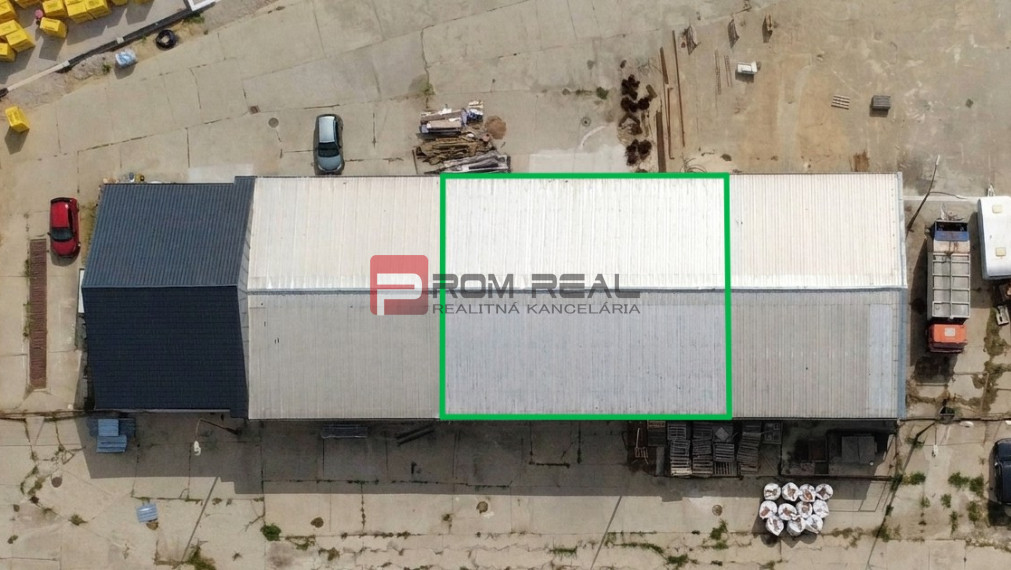 Skladová hala 251 m2 v novom areáli, Budmerice