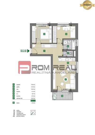 PREDAJ 3 izbového bytu s balkónom Prémiova novostavba Pezinok A0+