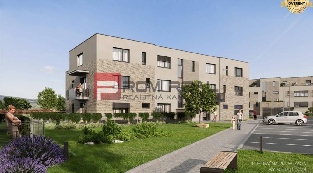 PREDAJ 2 izbového bytu s balkónom Prémiova novostavba Pezinok A0+