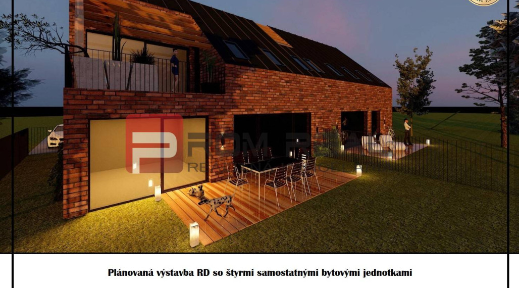 Pozemok s projektom pre Radovú výstavbu alebo RD v Devínskej Novej Vsi