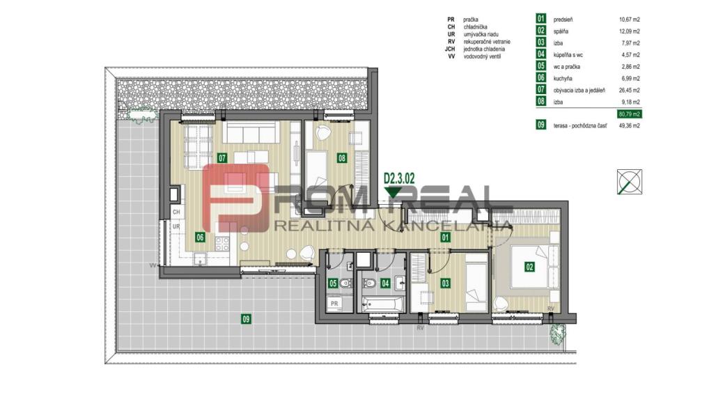 Sale Two bedroom apartment, Two bedroom apartment, Pezinok, Slovakia