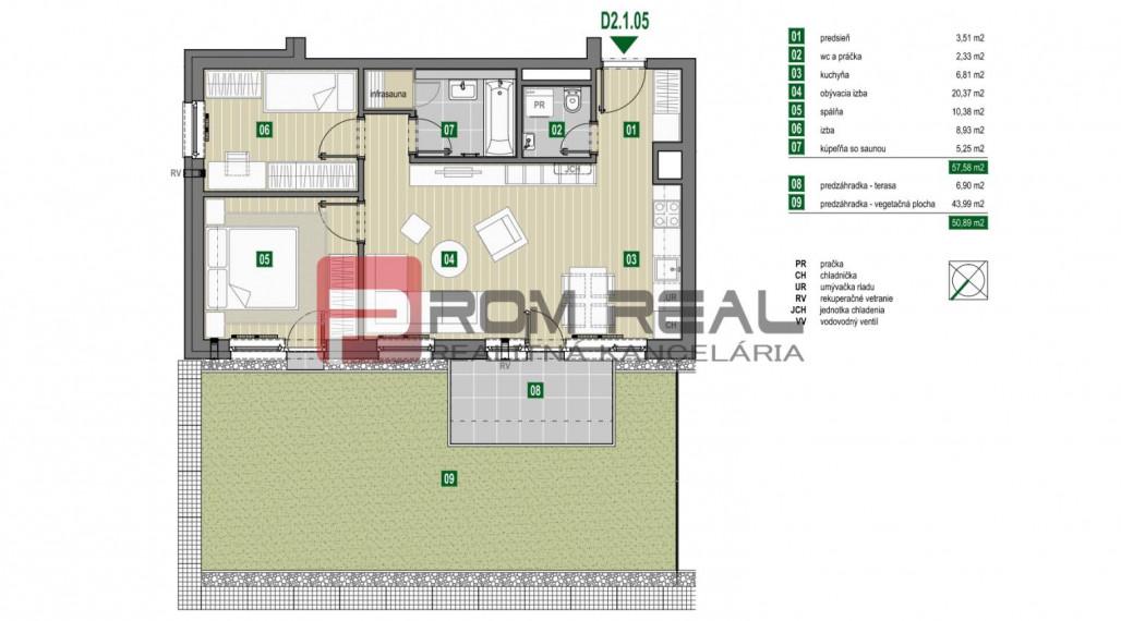 Sale Two bedroom apartment, Two bedroom apartment, Pezinok, Slovakia
