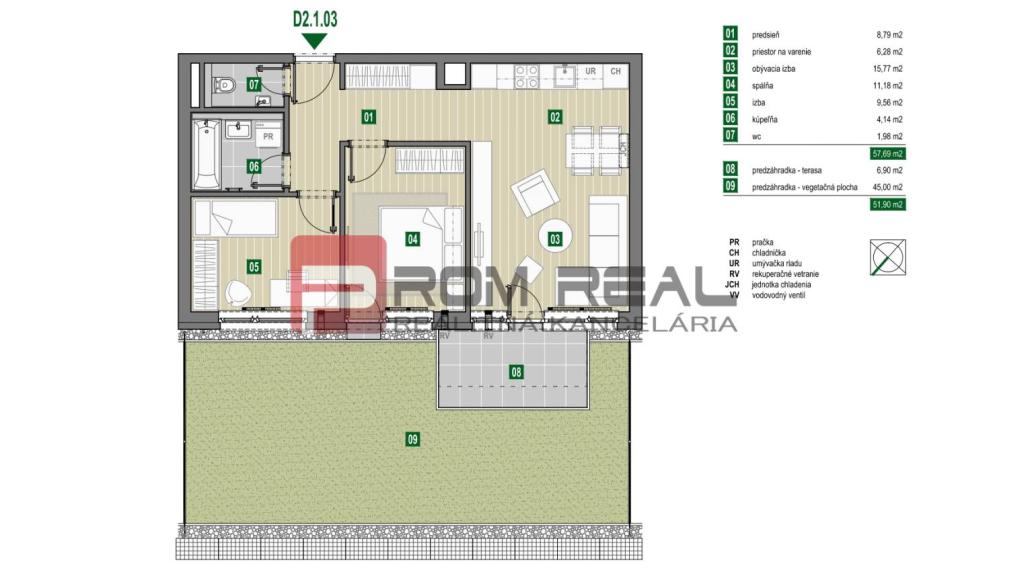 Sale Two bedroom apartment, Two bedroom apartment, Pezinok, Slovakia