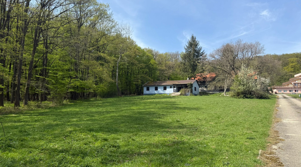 Na PREDAJ krásny slnečný pozemok s chatkou neďaleko Bratislavy