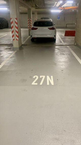 Parkovacie státie v garáži stavby Magnolia 3 na ulici Hraničná