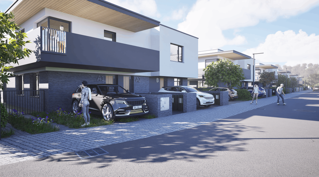 3-izbový byt (71 m²) s 2 park. miestami – Projekt PRI KAPLNKE, Dubová