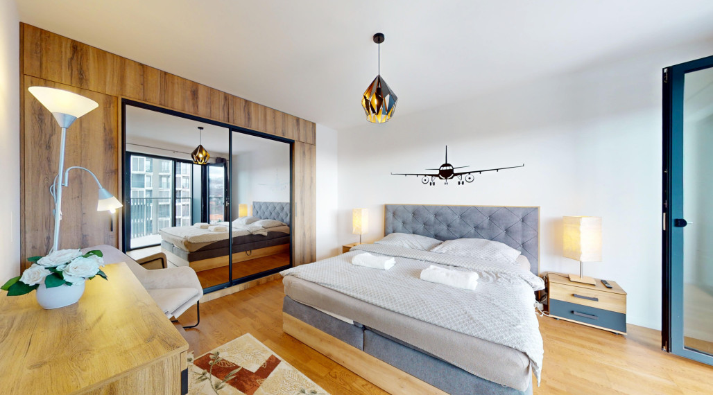 Na prenájom 2 izb. byt s parkovaním a veľkou terasou Guthaus