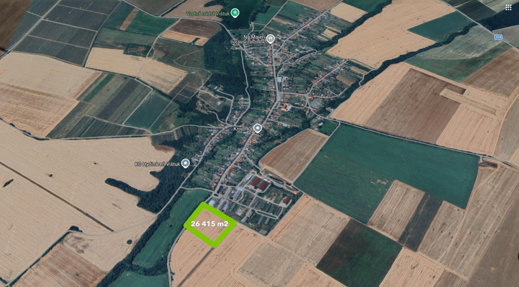 Pozemok priemyselná a výrobná výstavba 26415 m2 Vištuk