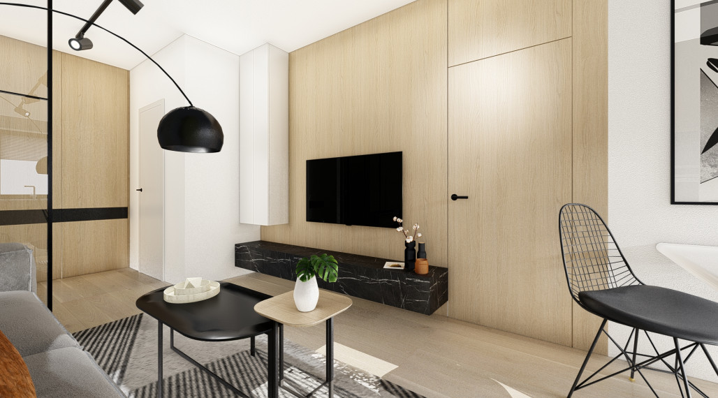 2-izbové byty (54,9 m²) s predzáhradkou a terasou od 158 999 €