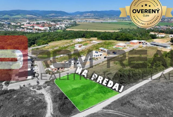 Na predaj krásny stavebný pozemok, Nová Dubnica - Medové lúky, 822 m2