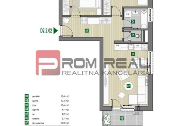 PREDAJ 3 izbového bytu s balkónom Prémiova novostavba Pezinok A0+