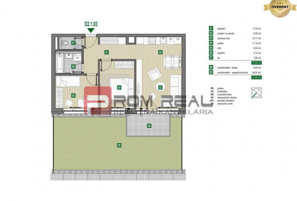 PREDAJ 3 izbového bytu so záhradou v Prémiovej novostavbe Pezinok A0+