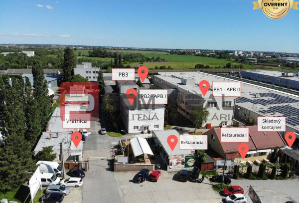 AMEX PARK - budova APB II - skladový priestor č. 1.21 – 1.28